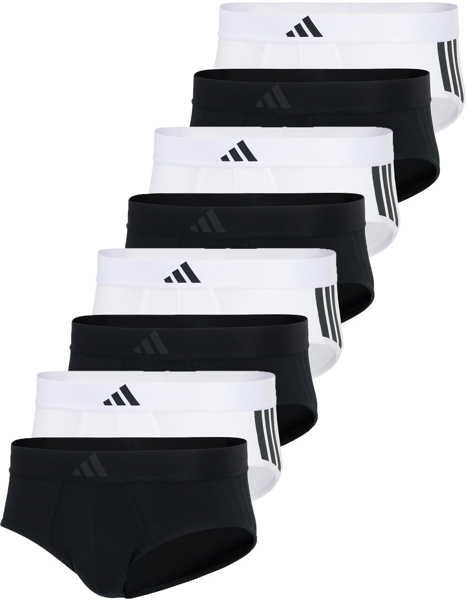 Adidas Basic Brief Heren Herenondergoed Slip Ondergoed, set van 8