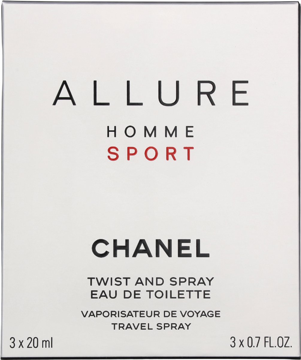 Chanel Allure Homme Sport 3 x 20 ml - Eau de Toilette - Herenparfum - Navulbaar – foto 7