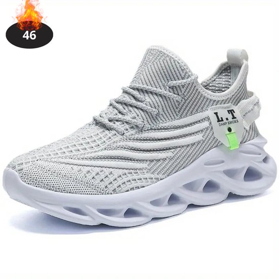 Chaussures pour femmes Bovista Homme - Baskets pour femmes - Confortables - Décontractées - Adulte - Grijs - Pointure 46