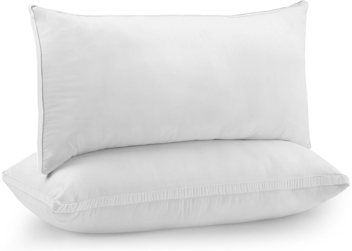 Ibenzoa Ergonomische Slaapkussenset voor Optimale Ondersteuning en Comfort – 40 x 80 cm, Luxe Thuisgevoel wit