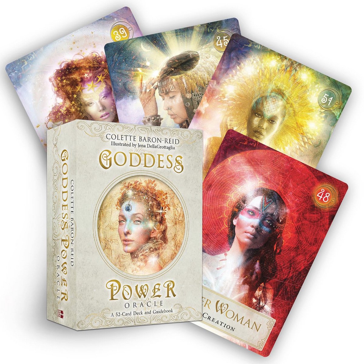 Goddess Power Oracle Deck - 52 Kaarten en Gids voor Genezing en Inspiratie