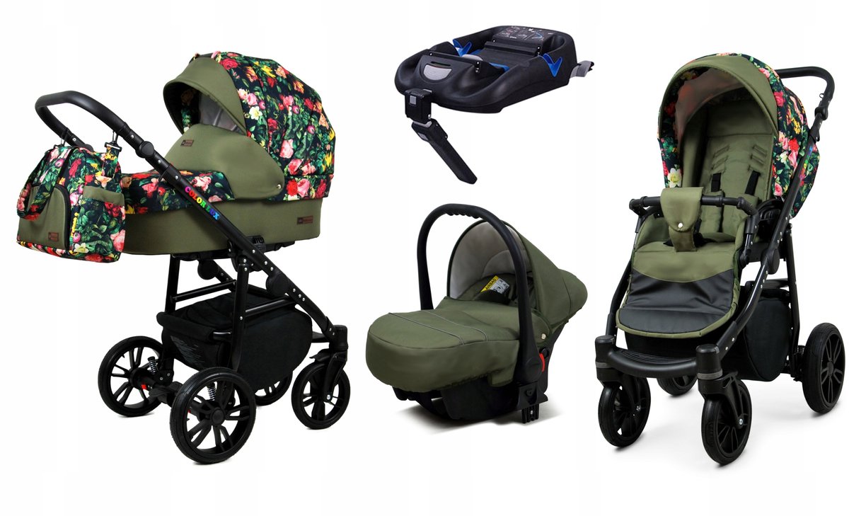 BabyLux® COLORLUX Kinderwagen 4in1 - Opklapbaar met Reiswieg - Product - €649,00