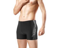 Aansluitende zwembroek heren - Sport - Short - Touwsluiting - Mode - Zwart