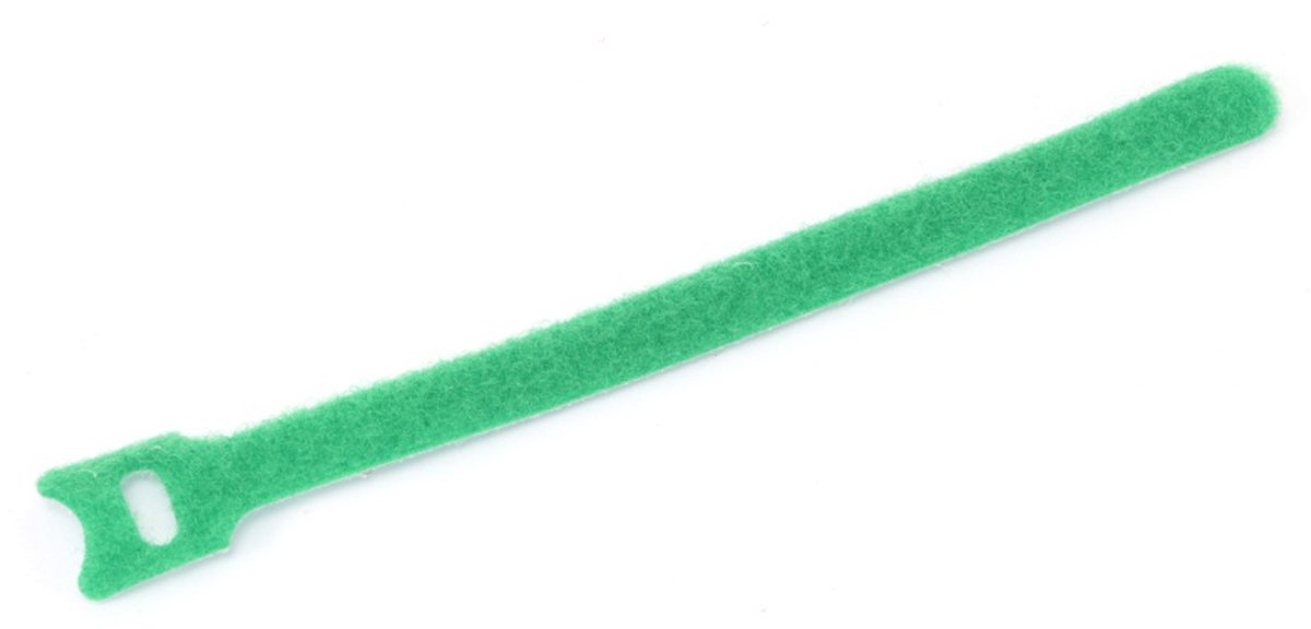 DAYTOOLS kabelbinders, 180x12 mm, klitteband, groen, 10 stuks