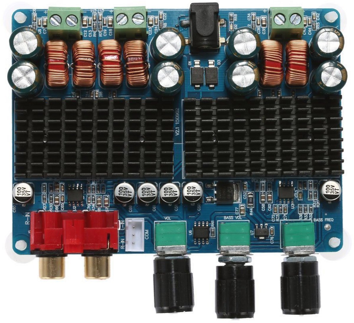 2.1-kanaals digitale versterkerplaat 50W + 100W subwoofer - hoogwaardig audio versterker
