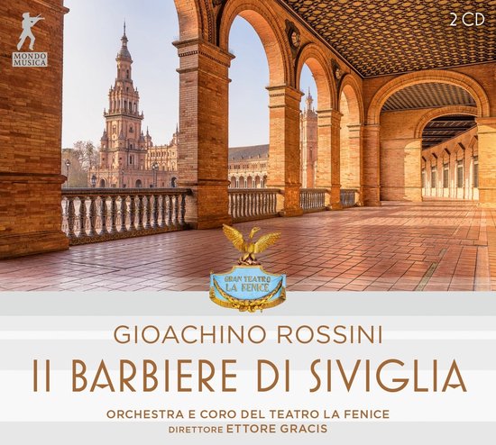 2 CD met Gioachino Rossini: Il Barbiere di Siviglia. Orkest en koor van Teatro La Fenice.