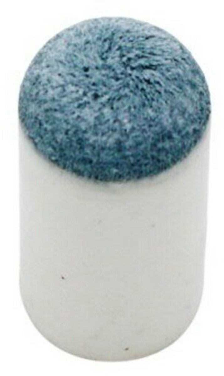 Schuif Pomerans - Slip-on Poolkeu-tips - Push on Tip - 13mm - 100 stuks - Leer - Kunststof
