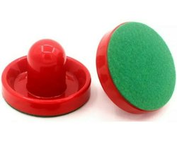 Airhockey Pusher Mini - 65 mm - 2 stuks - Airhockey - Geschikt voor 3ft airhockeytafels