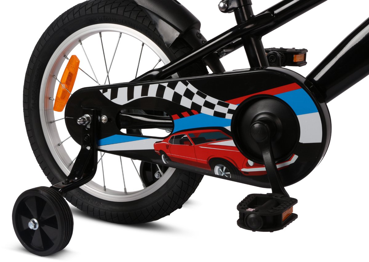 DAOHHFO 16 Inch Kinderfiets – Met Zijwielen, Verstelbare Zadel En Stuur, Geschikt Voor 5-8 Jaar (105-135 Cm)