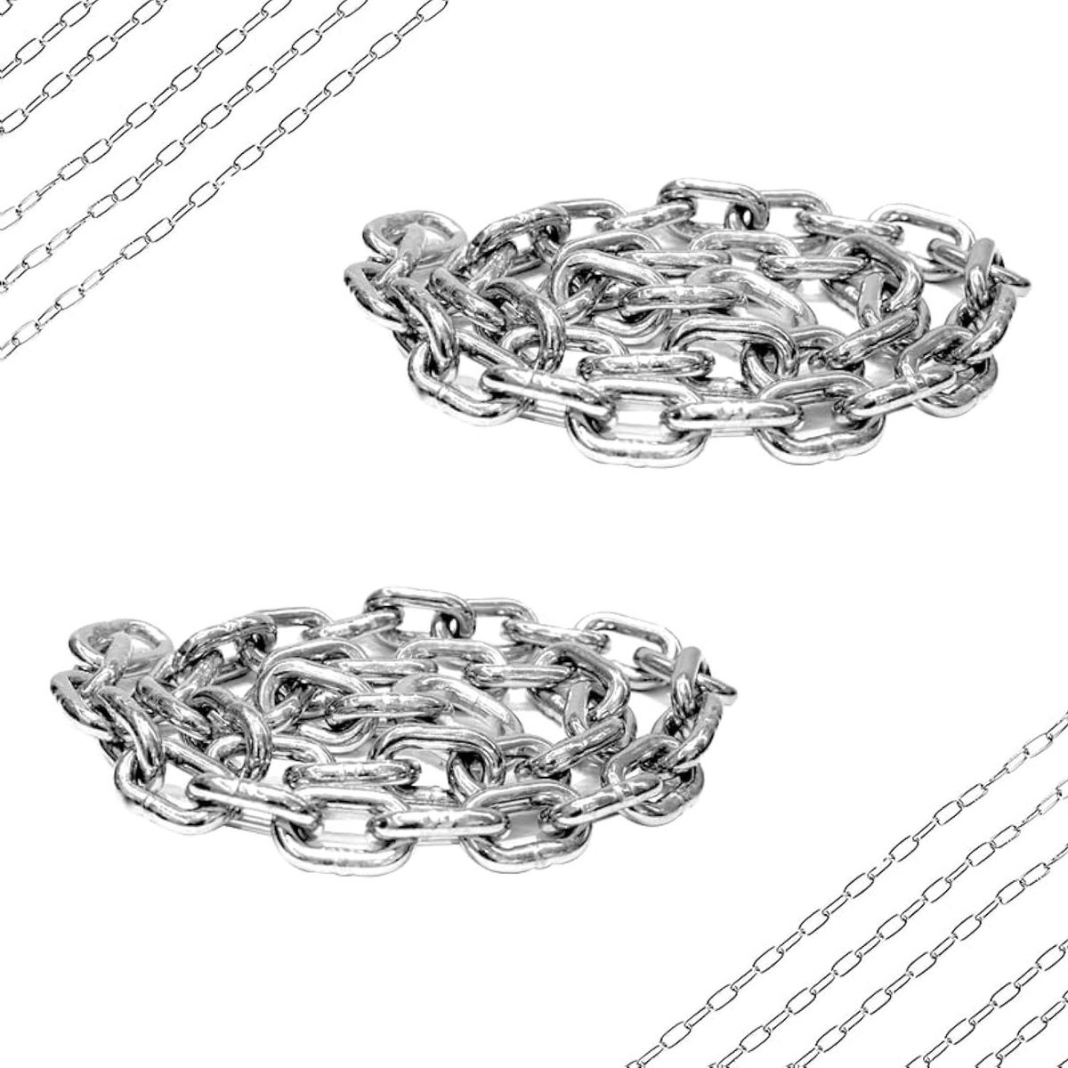 Chaîne En Acier Inoxydable 15m - Chaîne Métal 1,5mm Sur Bobine Pour Suspension Et Décoration