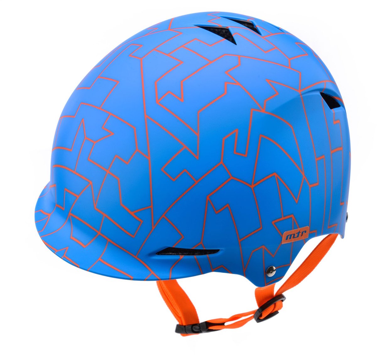Meteor - Fietshelm - KS02 - maat S 48-52 cm blauw