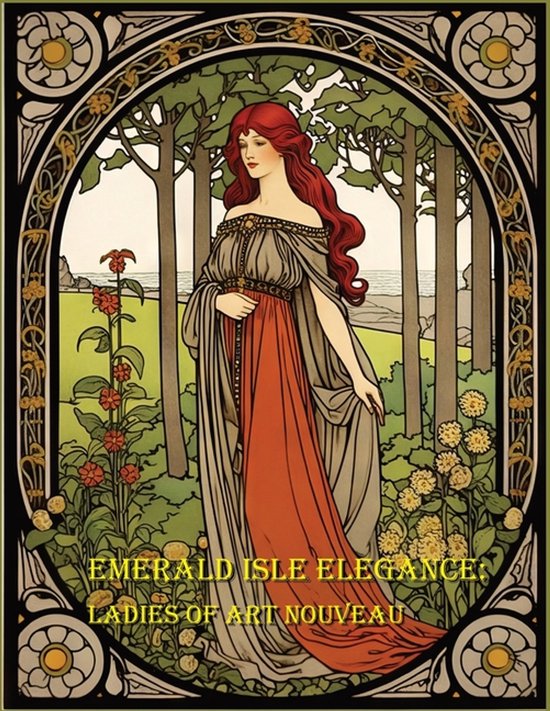 Timeless Grace: Women in Art Coloring Books- Emerald Isle Elegance
