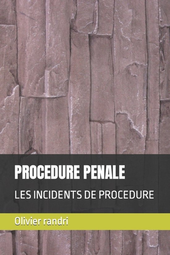 Procedure Penale - cover