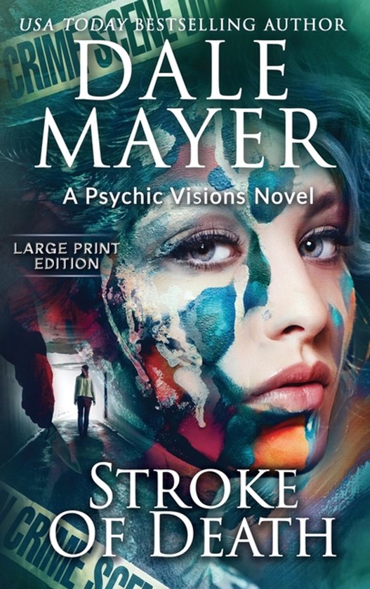 Psychic Visions (Large Print, Hardcover)- Stroke of Death - cover