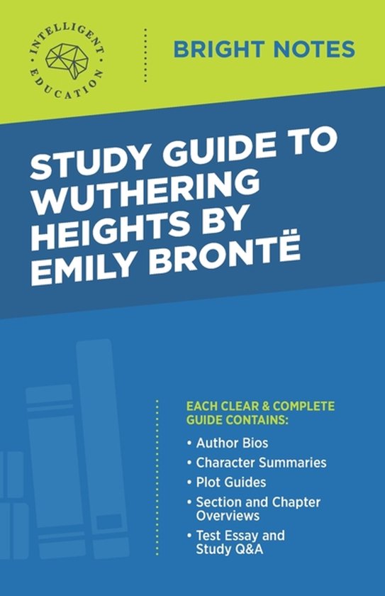 Bright Notes- Study Guide to Wuthering Heights by Emily Bron ... - cover