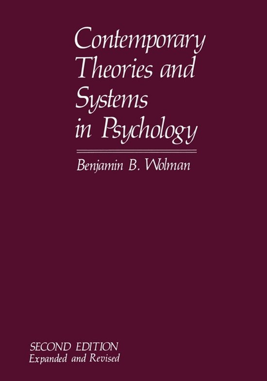 Contemporary Theories and Systems in Psychology - cover
