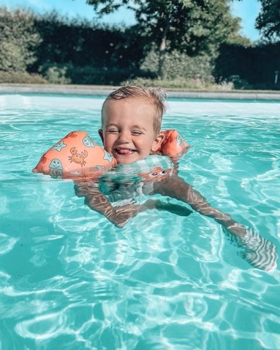 Swim Essentials Puddle Jumper - Groen/Roze - Animal Bands - 2/6 Jaar — afbeelding 7