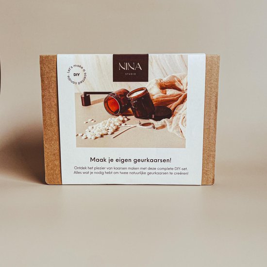 Nina Studio DIY Geurkaarsen Set — Sojawas