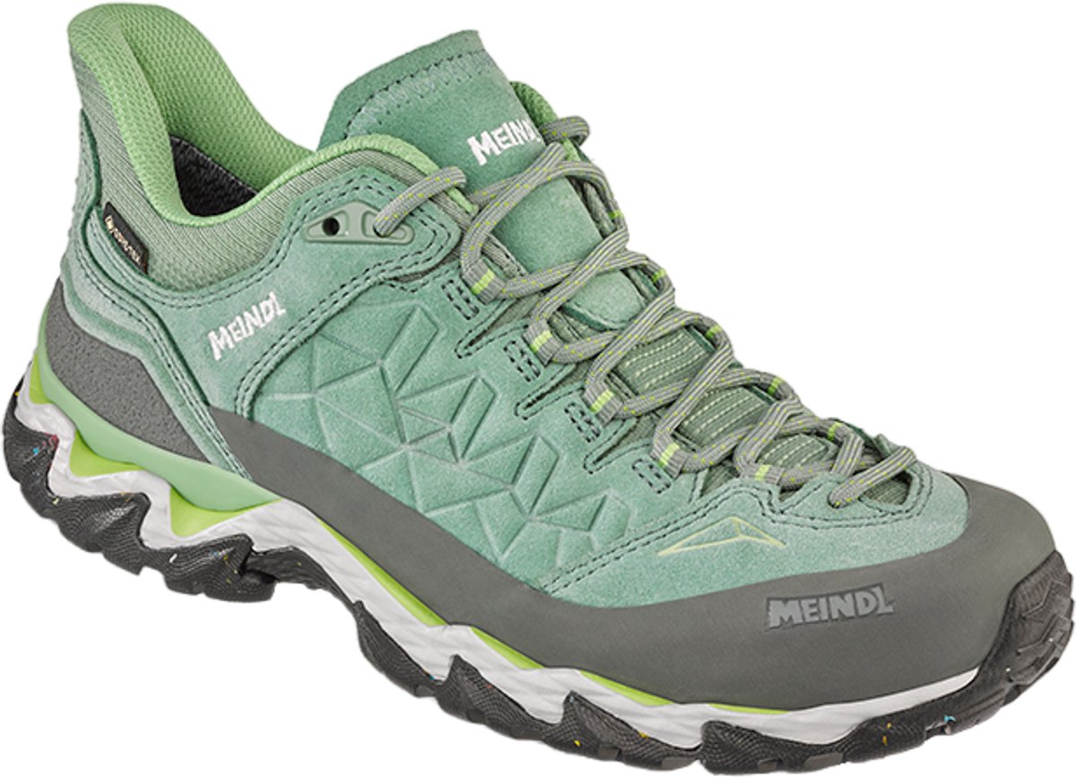 Meindl Sion Lady GTX Wandelschoen Dames waterdichte lage wandelschoenen pinie/lemon Groen