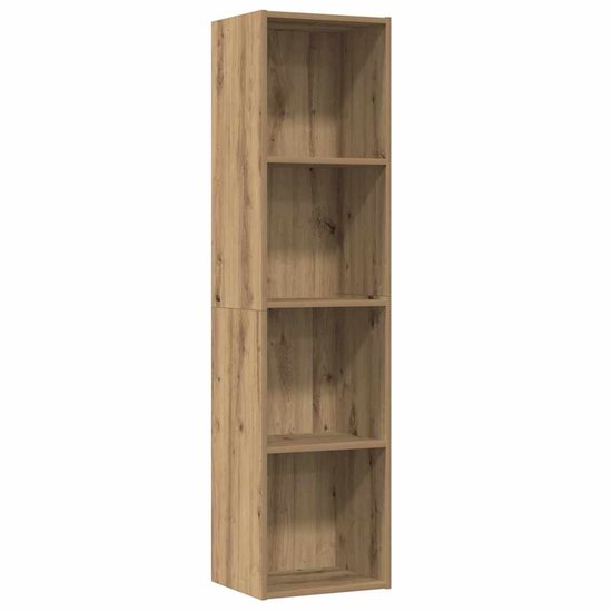 URBNLIVING Houten S-Shaped Display Boekenkast Storage Divider Unit