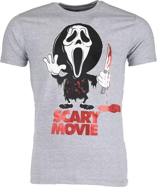 T-shirt Local Fanatic - Scary Movie - T-shirt Grijs T-shirt homme Taille XL