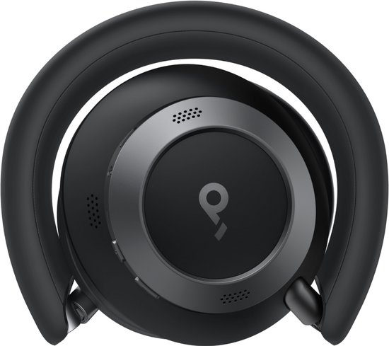 soundcore Space One Pro by Anker - Draadloze Over-ear Koptelefoon Zwart - Headphones - Active Noise Cancelling - Multipoint Connection - 60 uur Accuduur - Bluetooth 5.3 - LDAC - Hi-Res Certified - Klein opvouwbaar