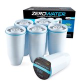 ZeroWater - Waterfilters - 6 pack - 5-traps filtersysteem