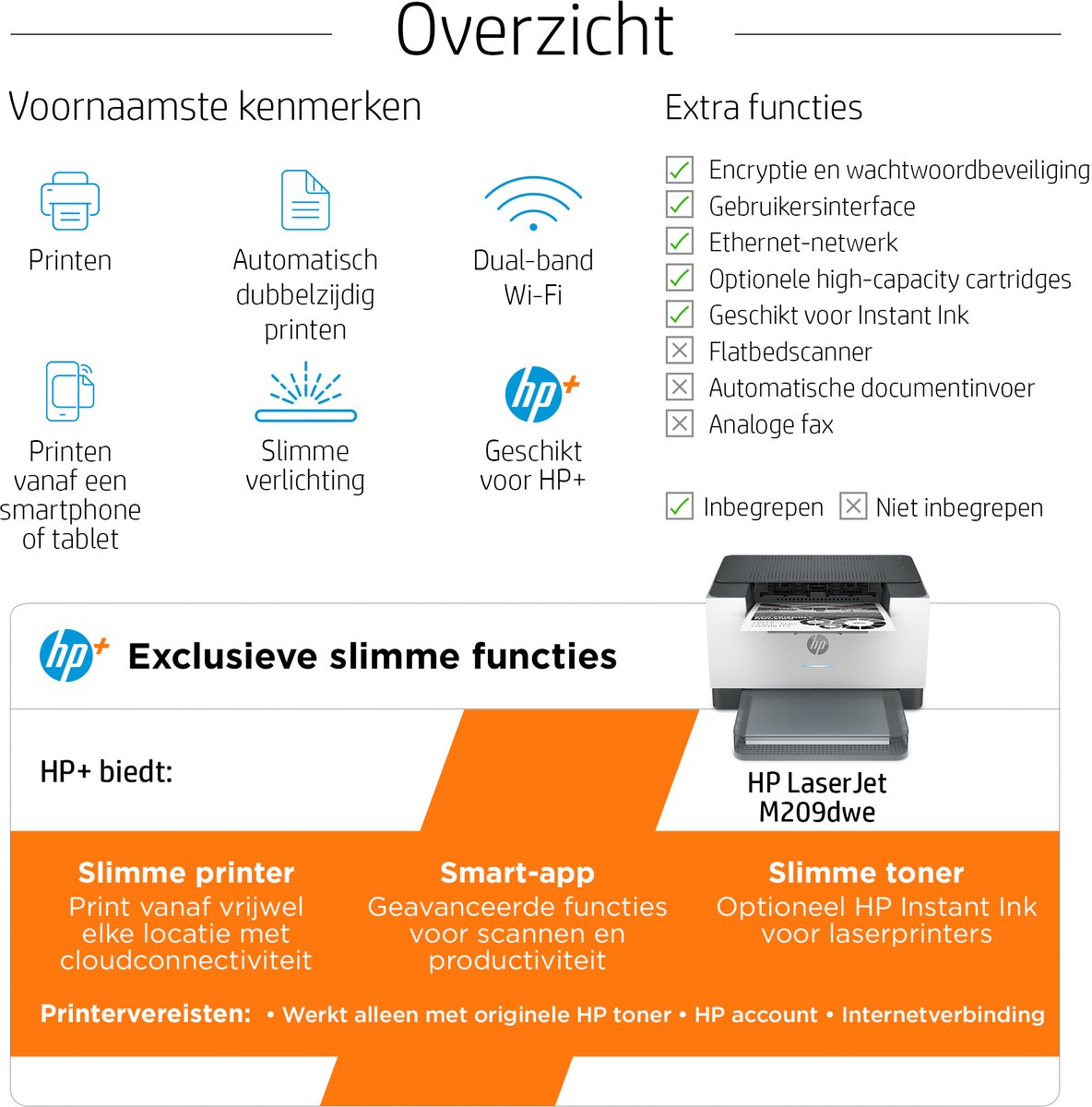 HP LaserJet M209dwe - Printer thumbnail 2