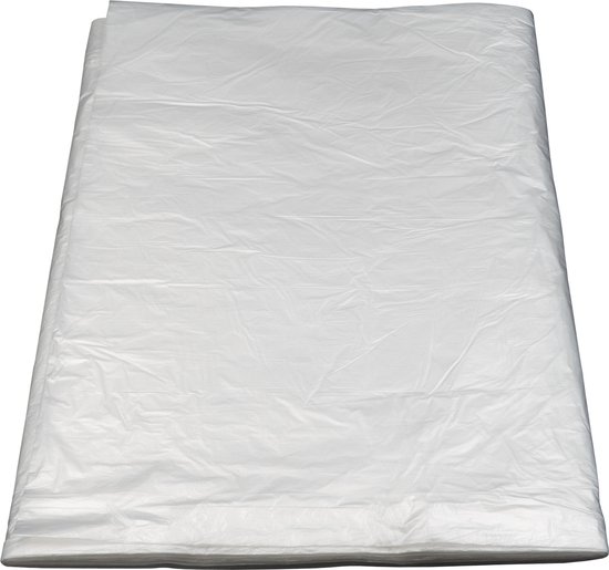 Afdekfolie 4 x 5 meter Transparant Dikte 7 mu Bouwfolie Afdekzeil Beschermfolie - Bescherming voor meubels tijdens schilderen - DULA