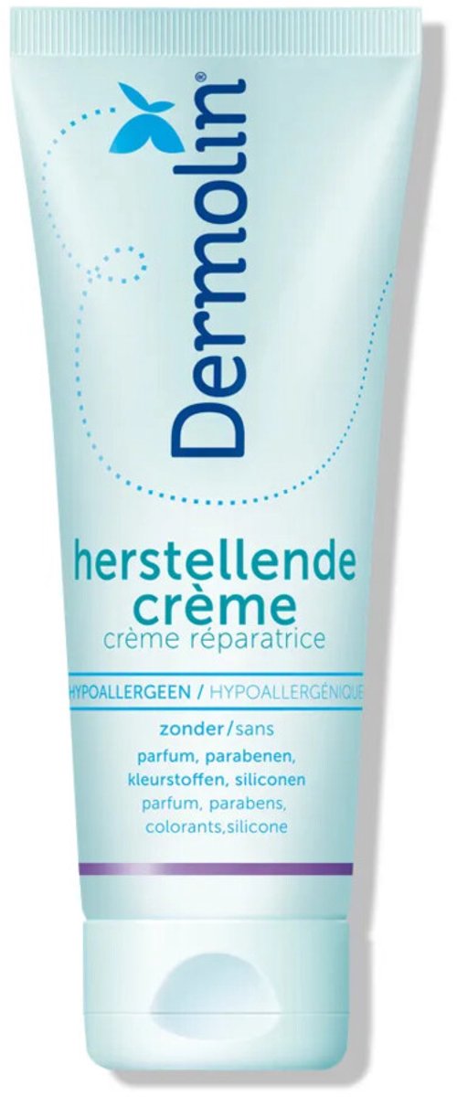 Dermolin Herstellende Crème - 3 x 75 ml - Voordeelverpakking