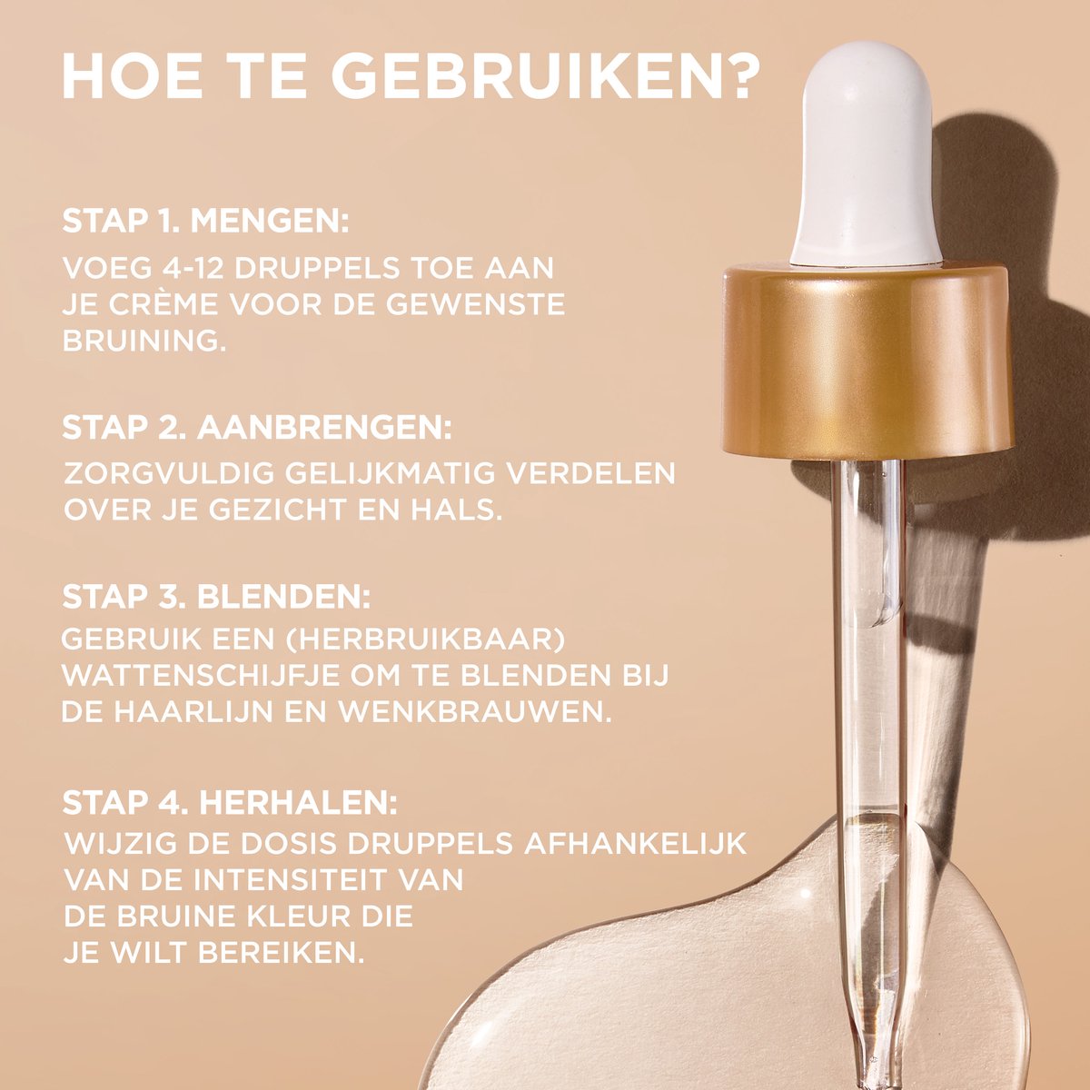 Garnier Ambre Solaire Natural Bronzer Zelfbruinende Gezichtsdruppels - Self-tan drops met opbouwbare bruining - 30 ML – foto 3