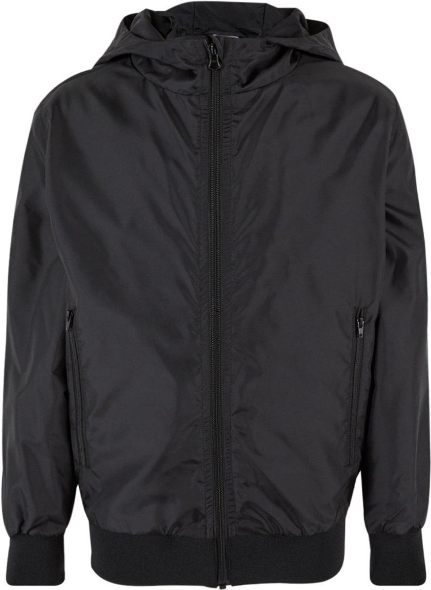 Urban Classics Boys Kinder Windbreaker jacket Kids 122/128 Zwart