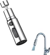 Lntyq Mélangeur Monté Sur Comptoir, évier De Cuisine Extractible En Acier Inoxydable 304 Tete De Pulverisation De Debit Robinet Chaud Et Froidsilvery 88050086