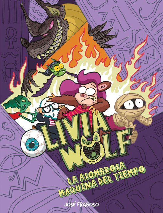 NUBEOCHO - Olivia Wolf. La asombrosa máquina del tiempo - cover