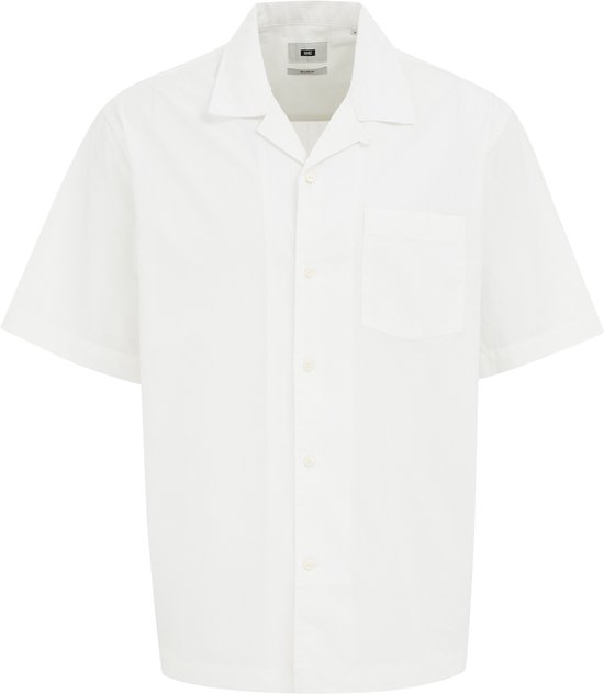 WE Fashion Heren poplin overhemd met stretch