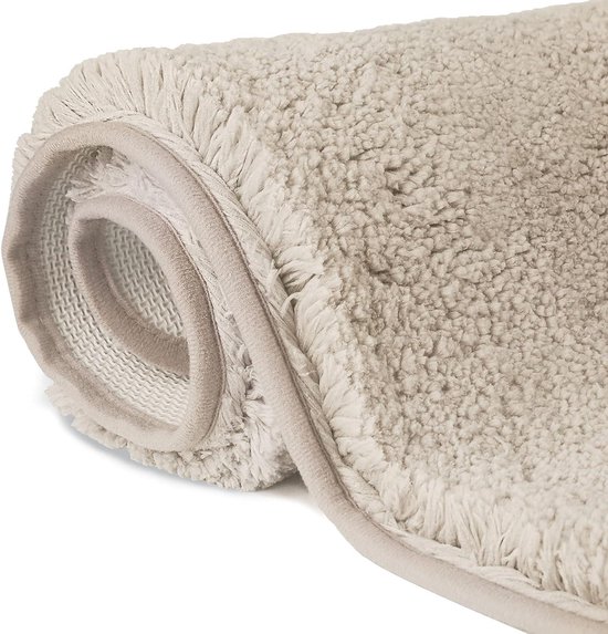 Schattige badmat, zachte pluizige bloemvormige badmat van microvezel, waterabsorberende antislip ingang deurmat voor toilet douche badkamer mat 65 cm x 65 cm (roze