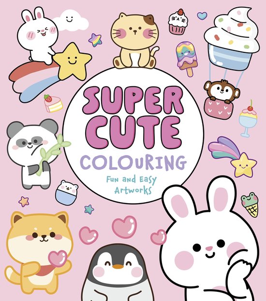 Cosy Time- Super Cute Colouring - cover
