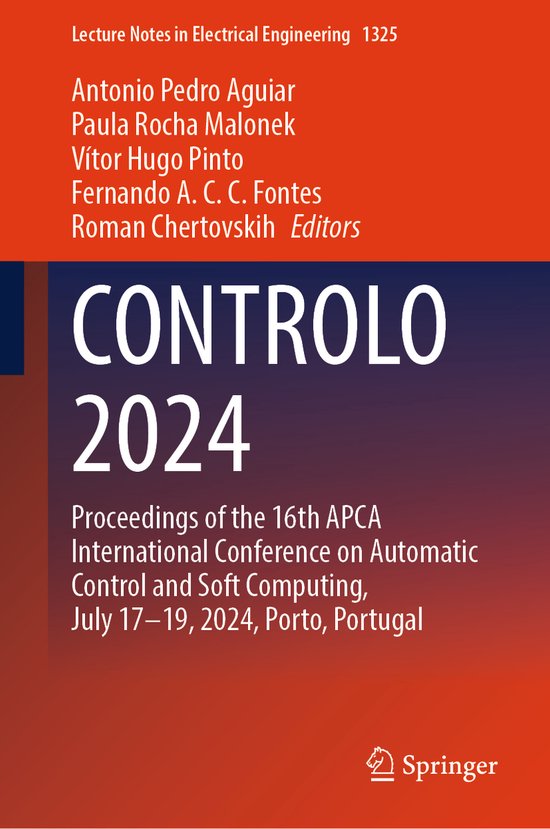 Lecture Notes in Electrical Engineering1325- CONTROLO 2024 - cover