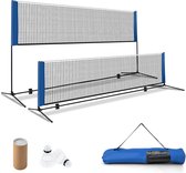 Badmintonnet, Tennisnet, İn Hoogte Verstelbaar, Set Bestaande Uit Net, Stevig İjzeren Frame En Transporttas