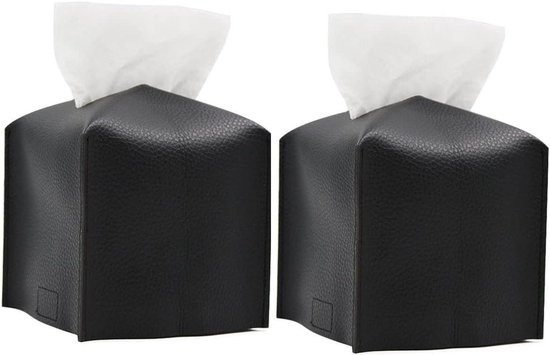 Tissue Box Cover Vierkant, Moderne Delicate Decoratieve PU Tissue Box Cover Vierkant, Moderne Delicate Decoratieve PU