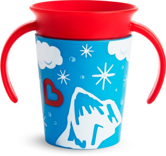 Munchkin Miracle 360 Drinkbeker - WildLove Trainer Cup - Anti-Lek 360° Cup - Oefenbeker voor Baby en Kind - 177ml - IJsbeer Editie van Munchkin — afbeelding 3