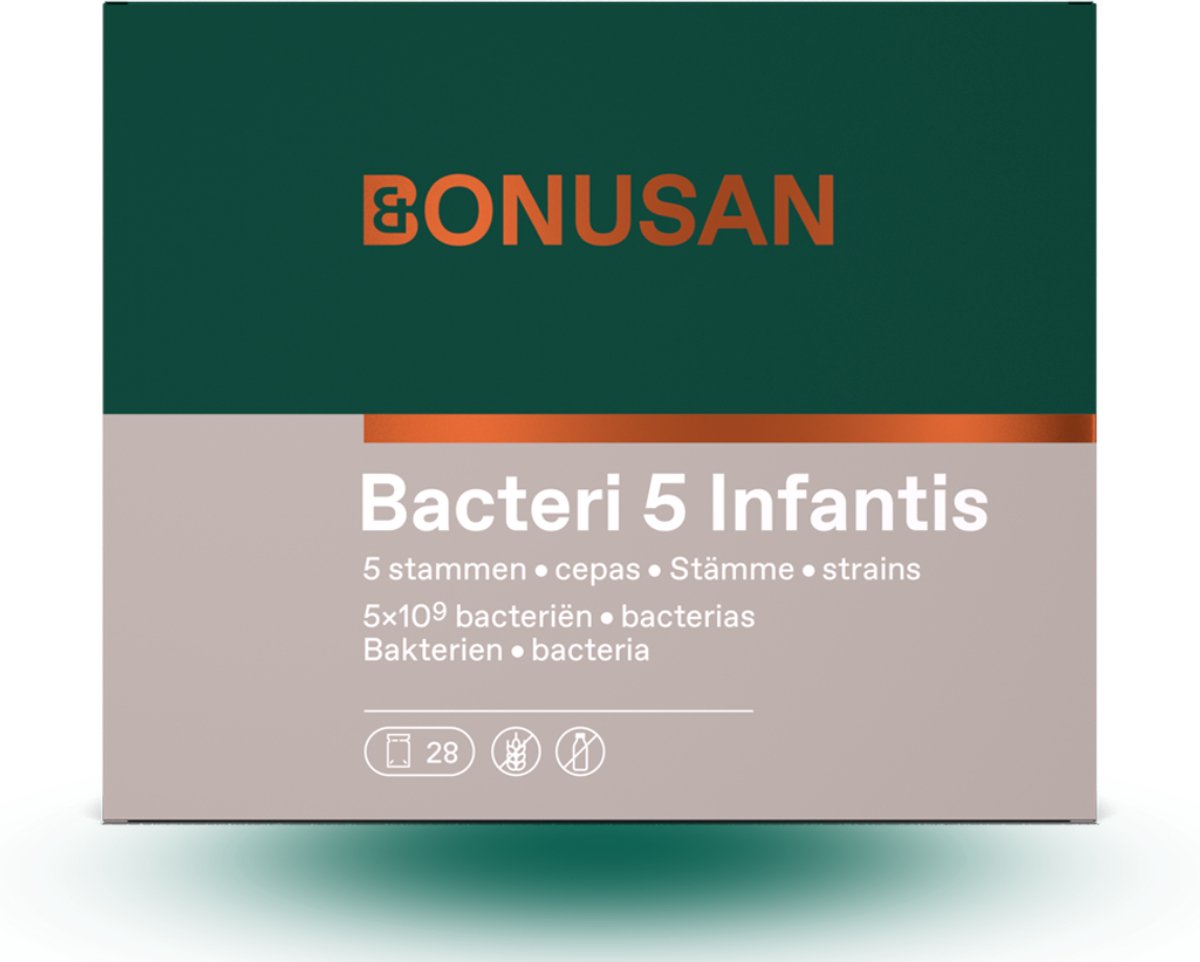 Goedkoopste BONUSAN Bacteri 5 Infantis – 28 Sachets – Voor Baby’s en Kinderen – Suiker en Lactosevrij