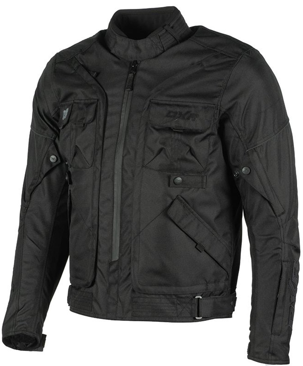MOTOBLOUZ Motorjas D-JACKET Mannen| Middenseizoen|Zwart XXL CE-gekeurd