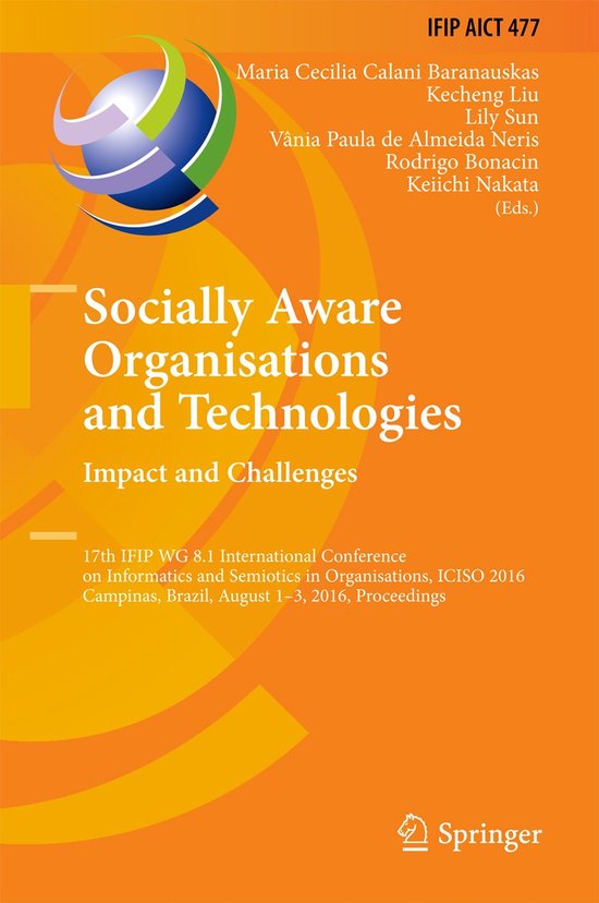 Socially Aware Organisations and Technologies. Impact and Ch ... - cover