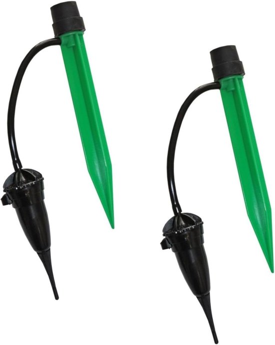 Novatool Set van 2 Automatische Bewateringssystemen voor Kamerplanten - Bewatering tot 30 dagen - Druppelslang Vakantie Bewateringssysteem Tuin - voor alle standaard PET-flessen - met instructies