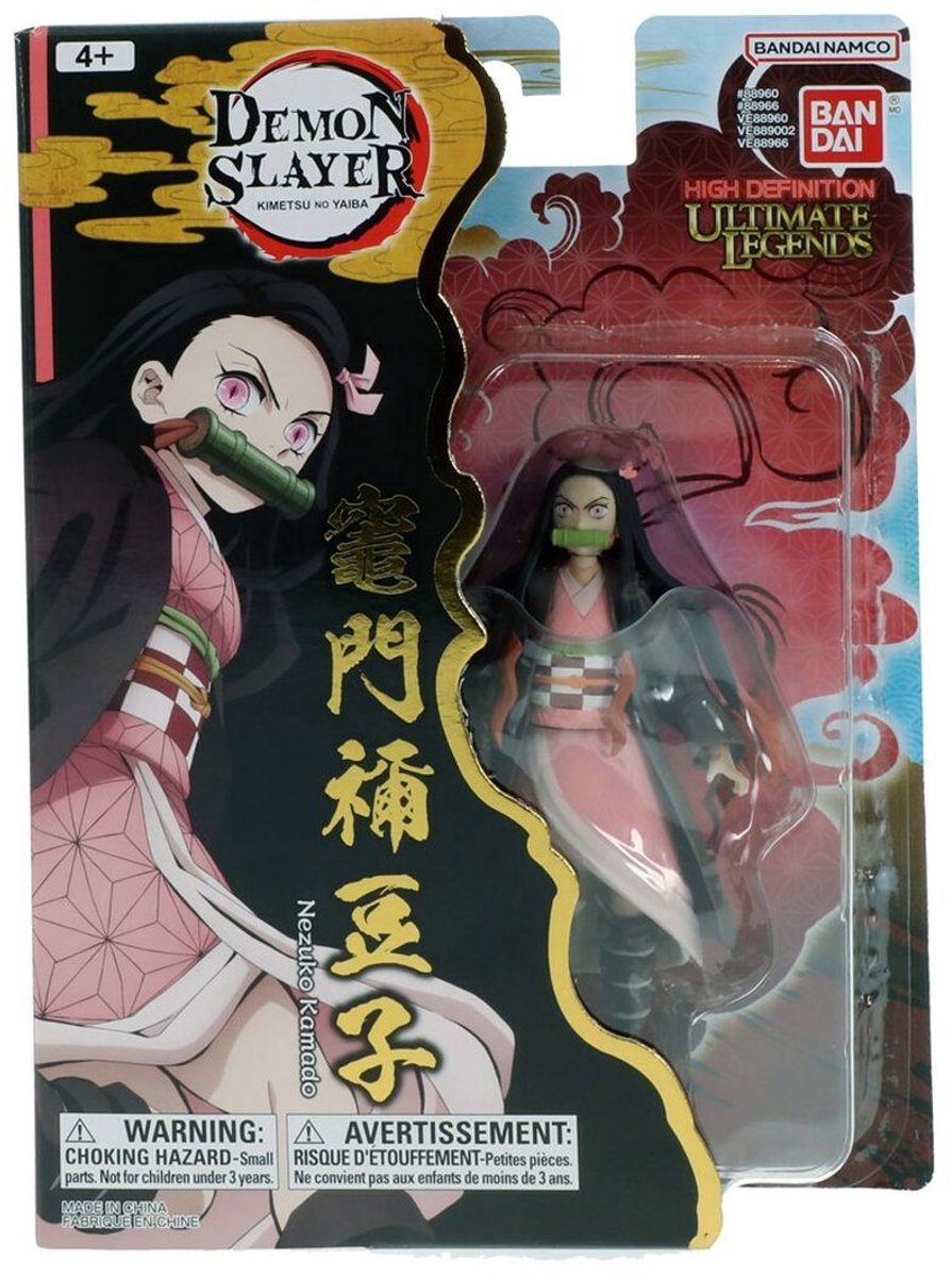 Bandai - Ultimate Legends HD - Demon Slayer Actiefiguur 12 cm - Kamado Nezuko - Officieel gelicenseerde Manga Demon Slayer - Nezuko Actiefiguur - Speelgoed voor kinderen van 4+ - VE88966