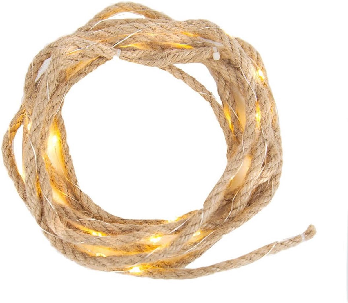 Lichtslinger met Touw - 3 Meter - Batterij Aangedreven Decoratieve Verlichting voor Binnen en Buiten