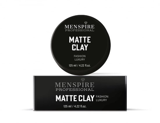 Menspire matte clay 125ml – stevige flexibele hold – matte finish