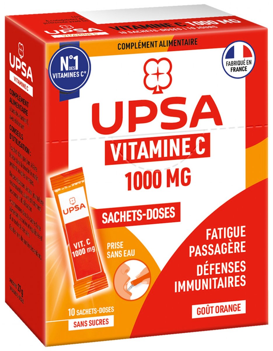 Goedkoopste UPSA Vitamine C 1000 mg 10 Zakjes
