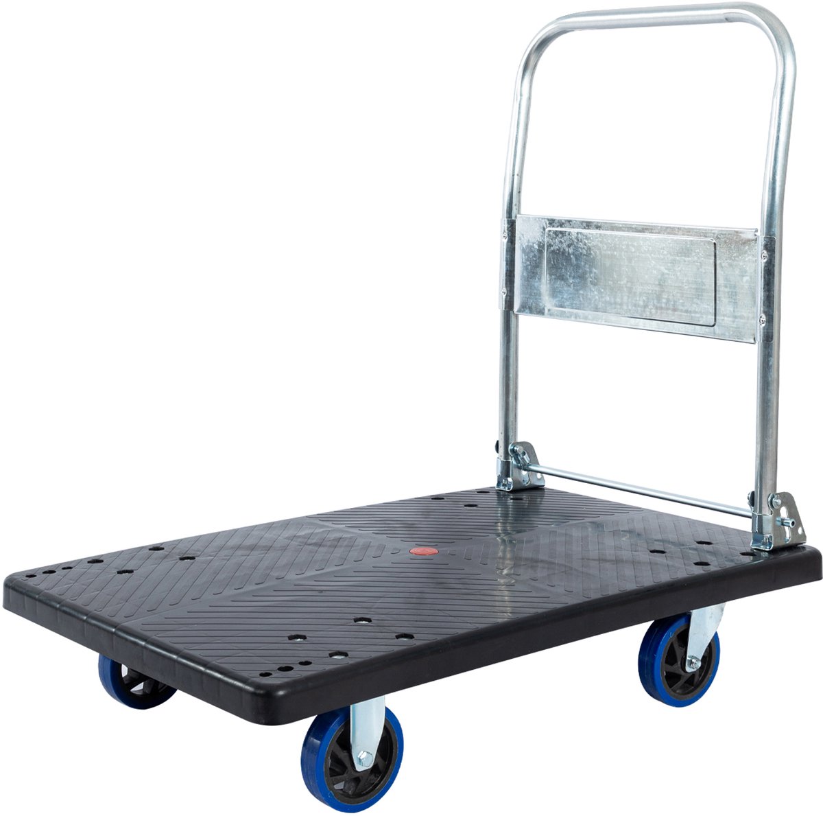 K IKIDO Plateauwagen inklapbaar - transportwagen - magazijnwagen - Verhuiswagen - Draagvermogen max. 250kg - zwart
